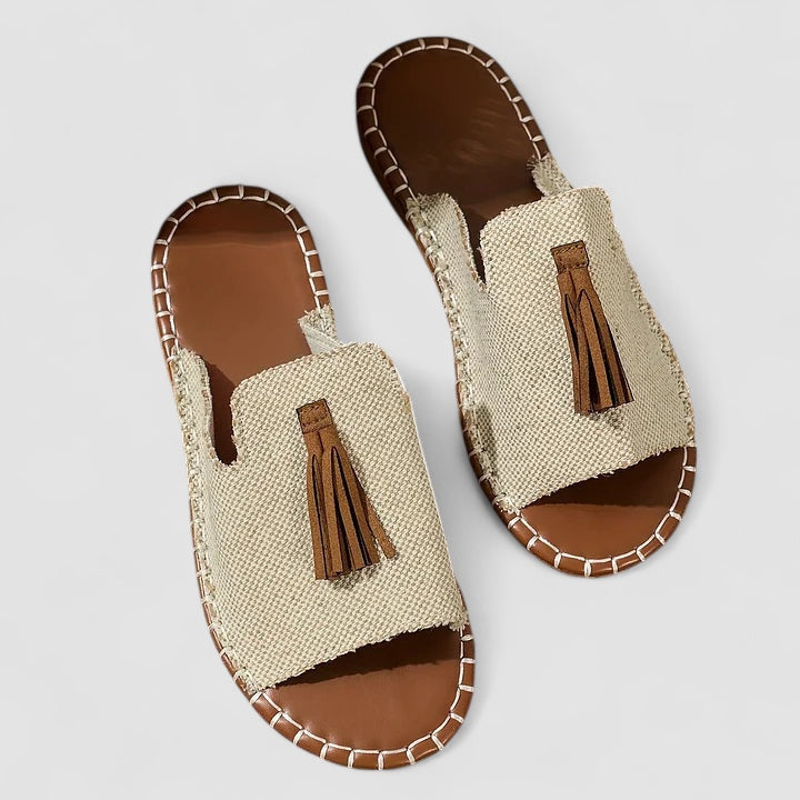 Noora™ | Leena - Bekväma och Platta Ortopediska Sandaler