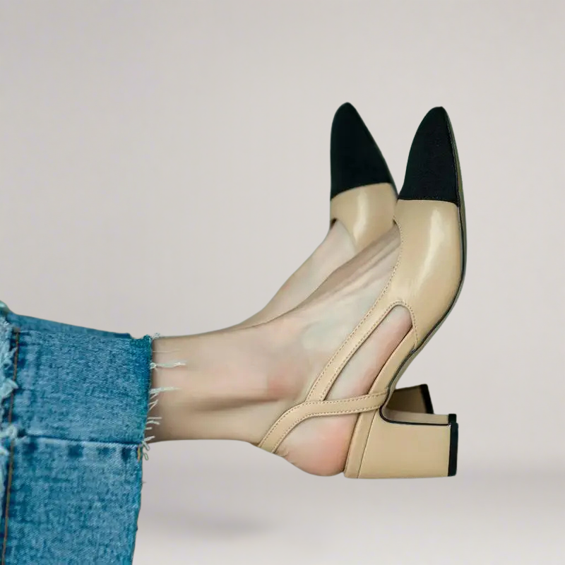 Noora™ | Elegant halkfri sandal med kilklack