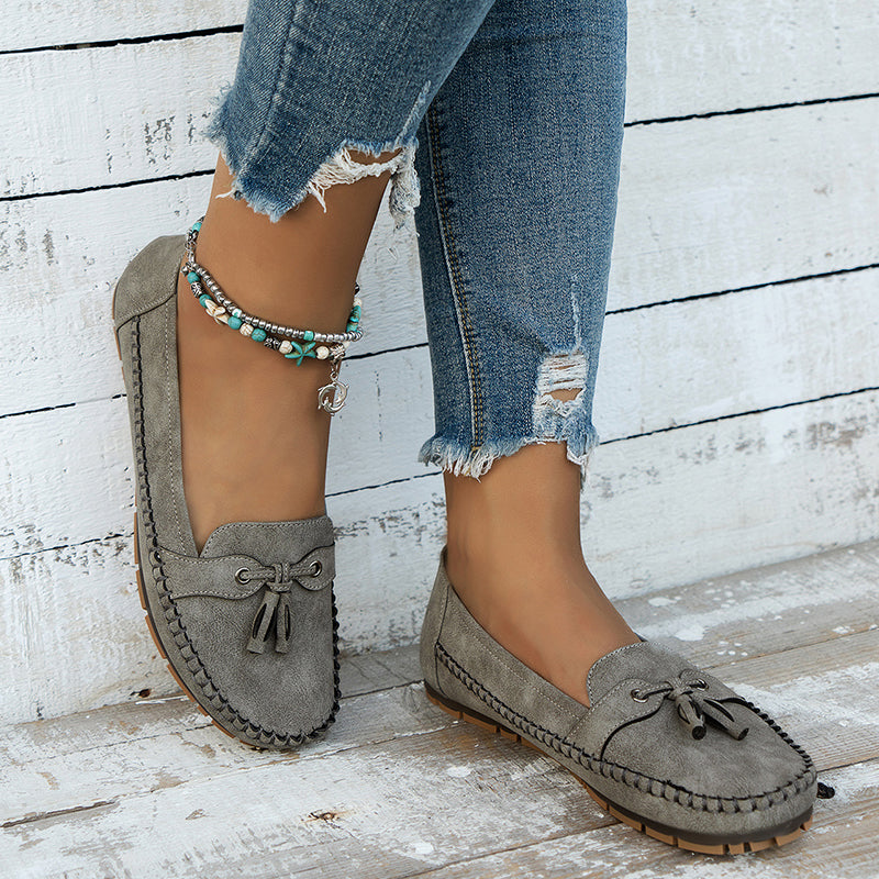 Noora™ | Ingrid - Ortopediska Vintage Loafers