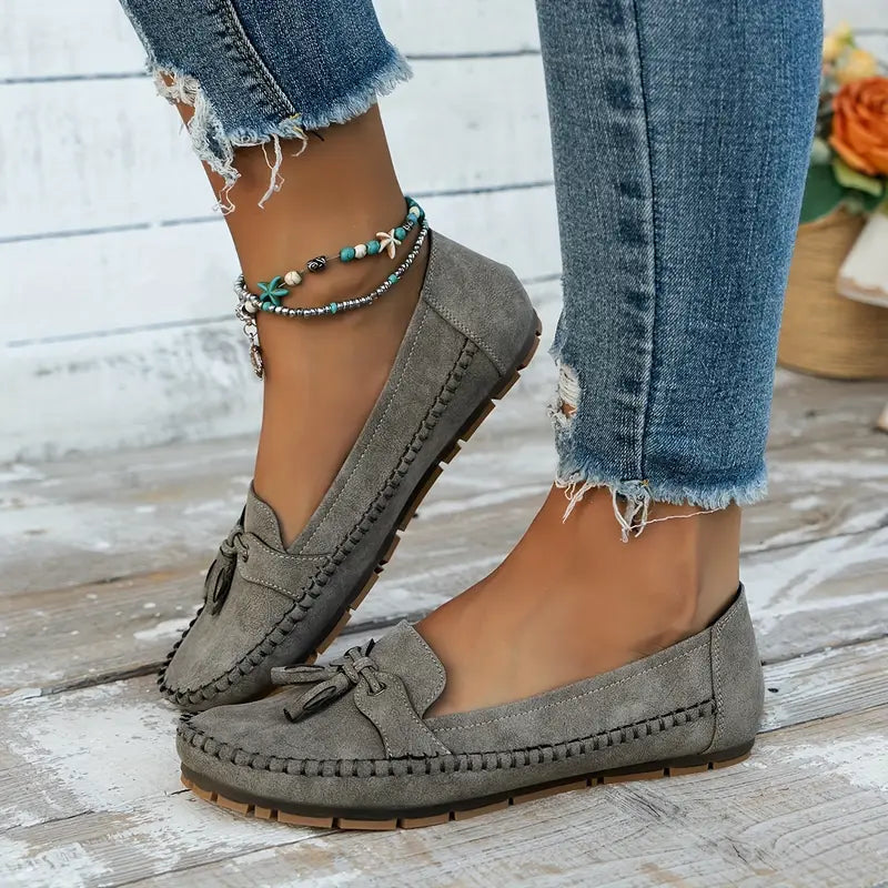 Noora™ | Ingrid - Ortopediska Vintage Loafers