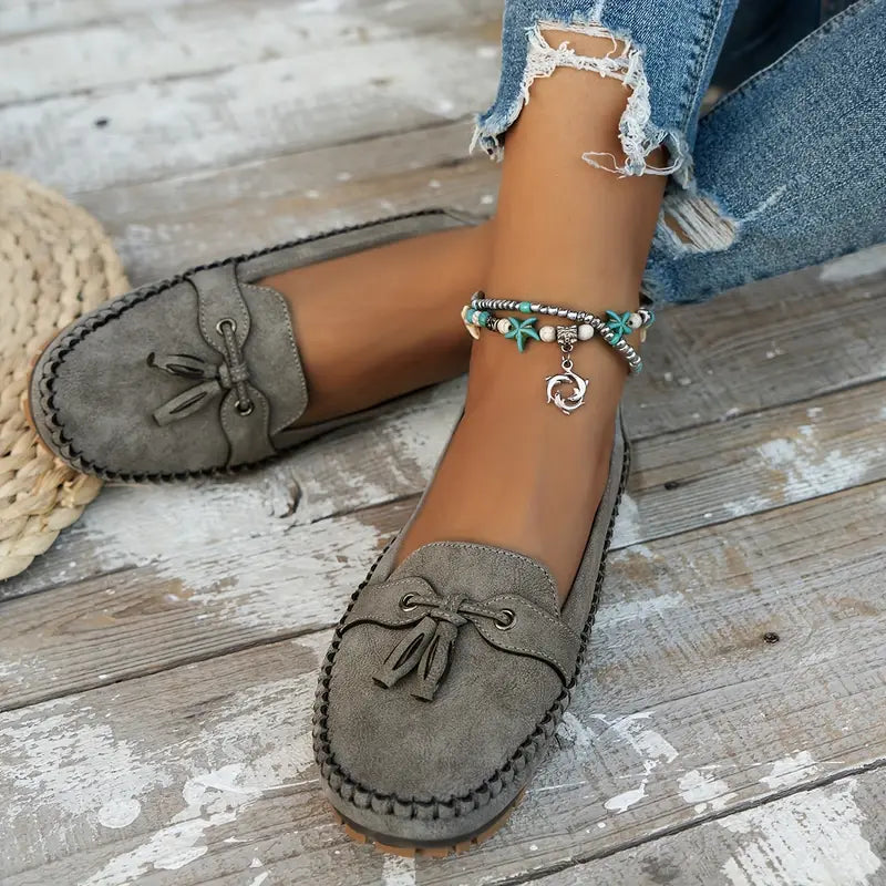 Noora™ | Ingrid - Ortopediska Vintage Loafers