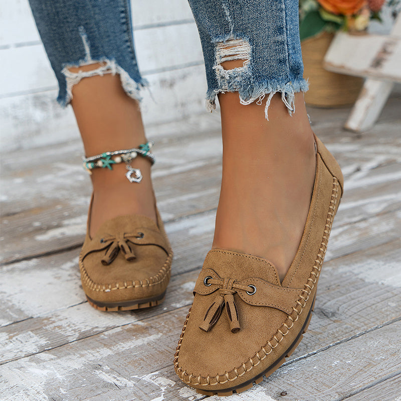 Noora™ | Ingrid - Ortopediska Vintage Loafers