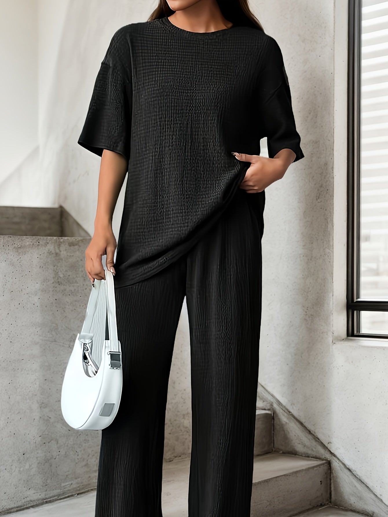 Noora™ | Agneta – Mjukt tvådelat set i strukturerad viskos