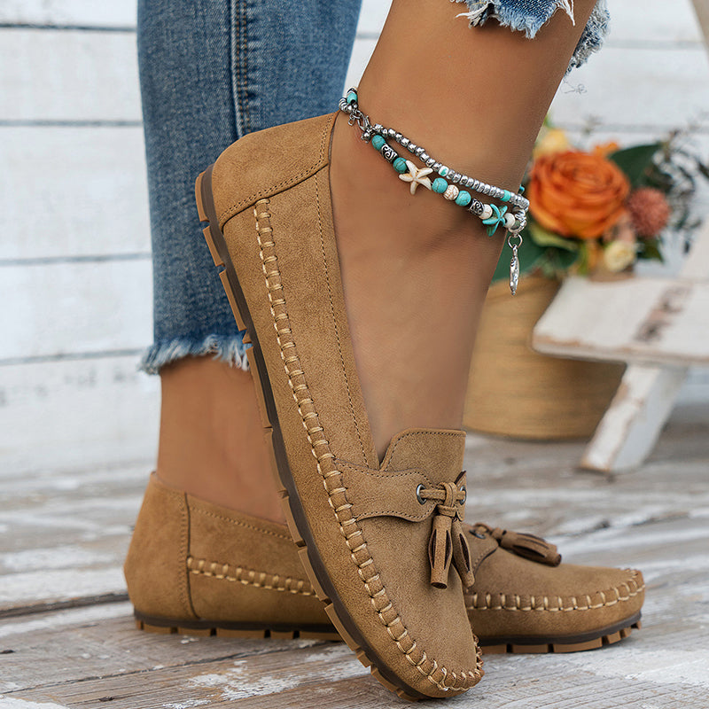 Noora™ | Ingrid - Ortopediska Vintage Loafers