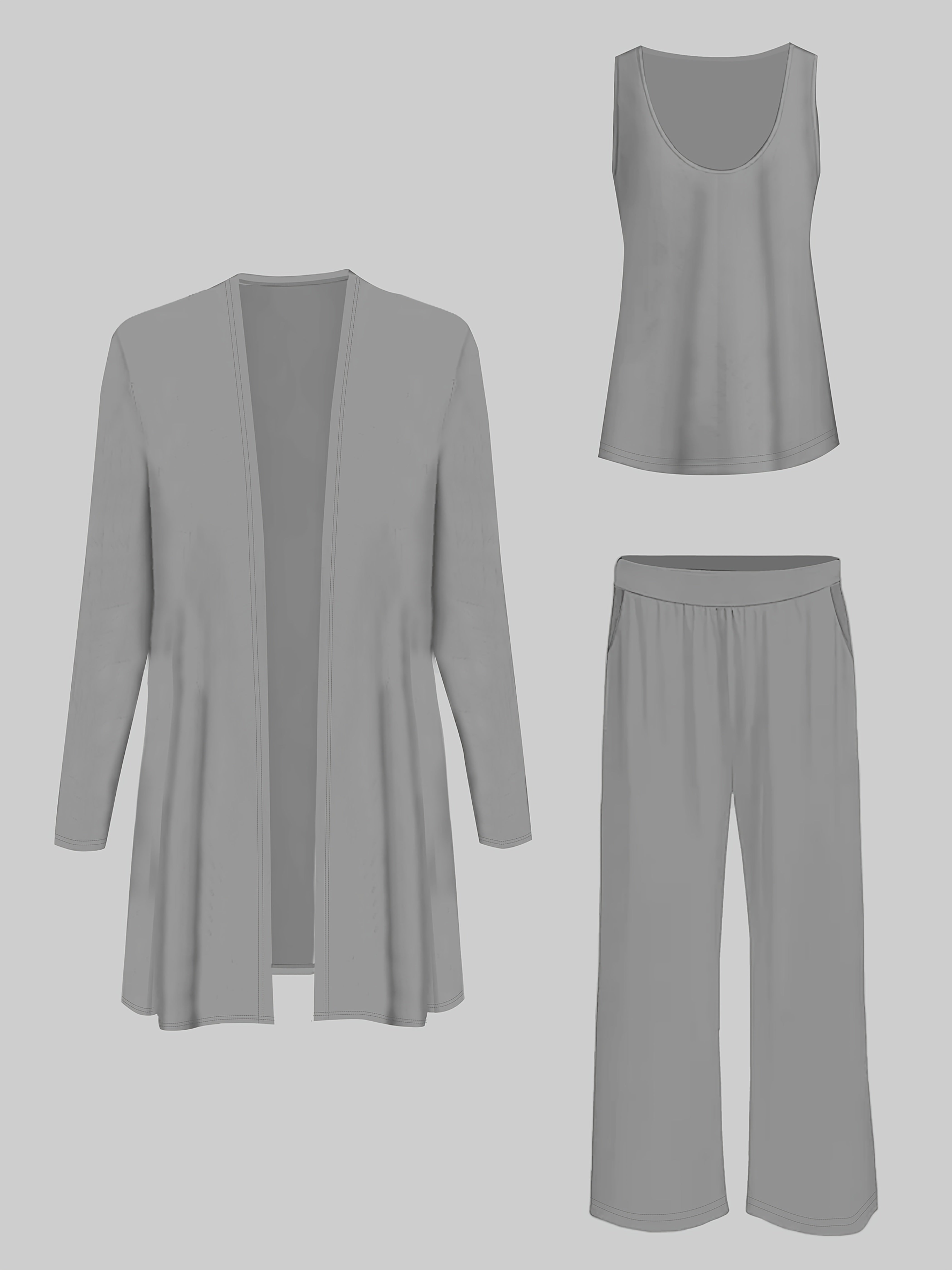 Noora™ | Agda – Mjukt set med dekorativa sömmar