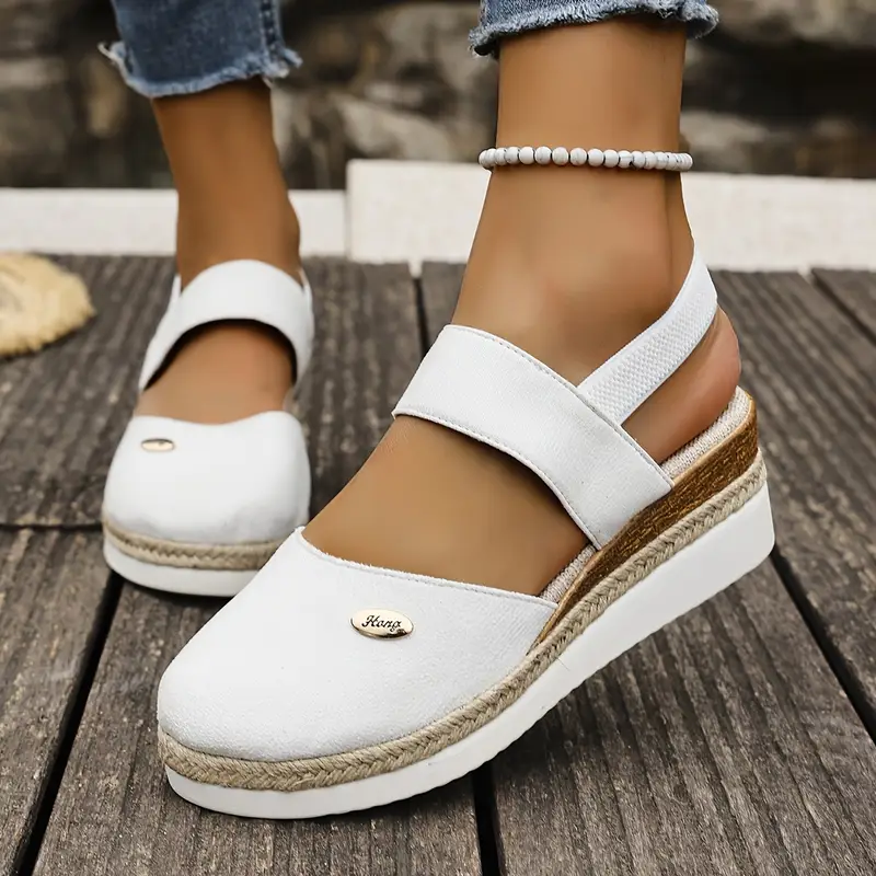 Noora™ | Antonia - Ortopediska Sandaler med Platå, Ventilerande och Avslappnade