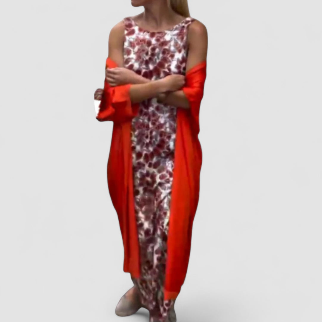 Noora™ | Melanie - Elegant klänning med väst