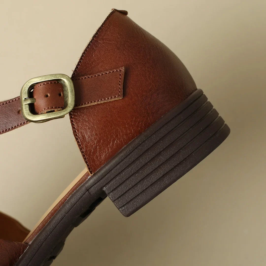 Noora ™| Marivelle T-Strap Flats