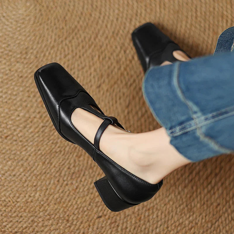 Noora ™| Kalvoria Leopard Mary Janes