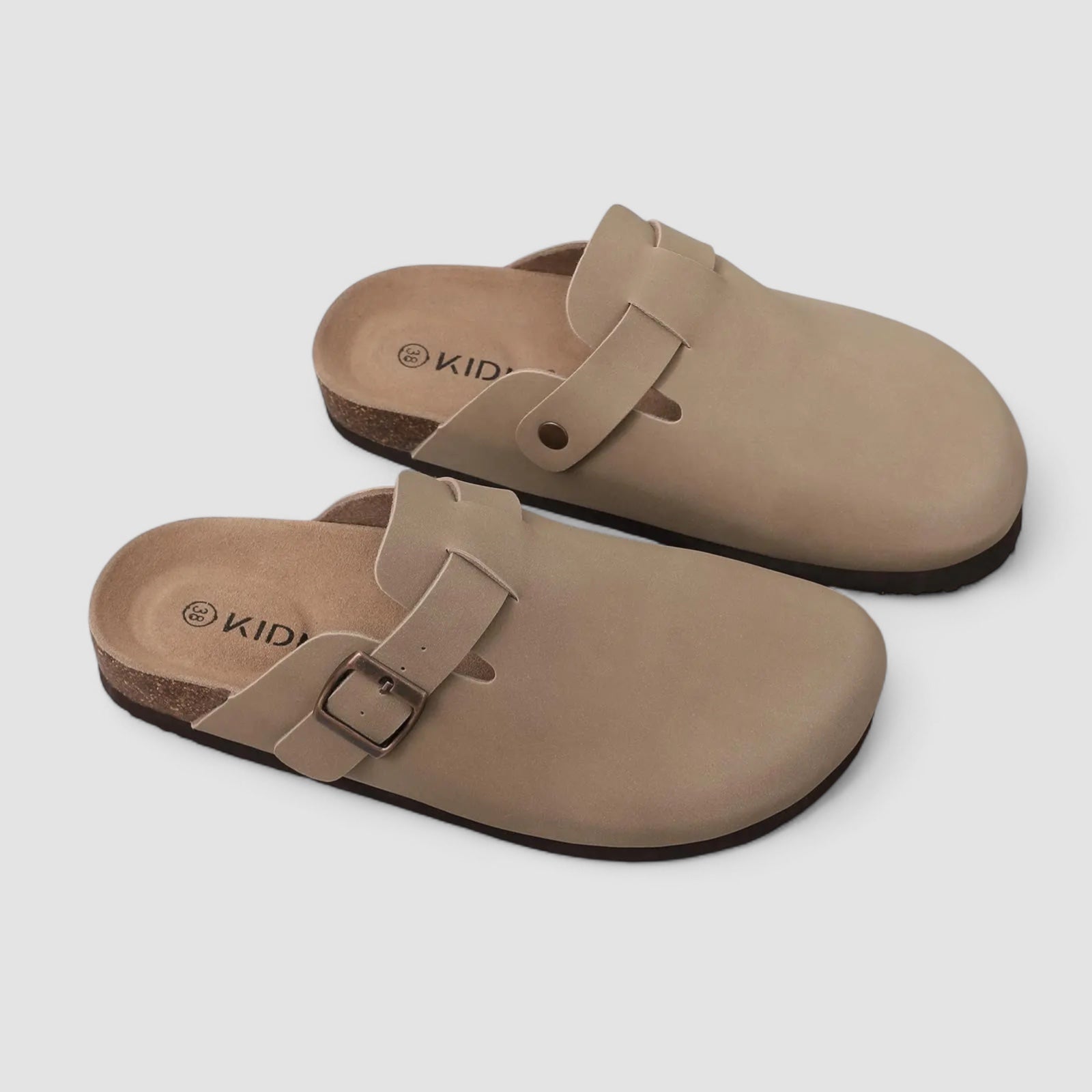 Noora™ | Livia – Bekväma slip-ins i mocka med ortopediskt stöd