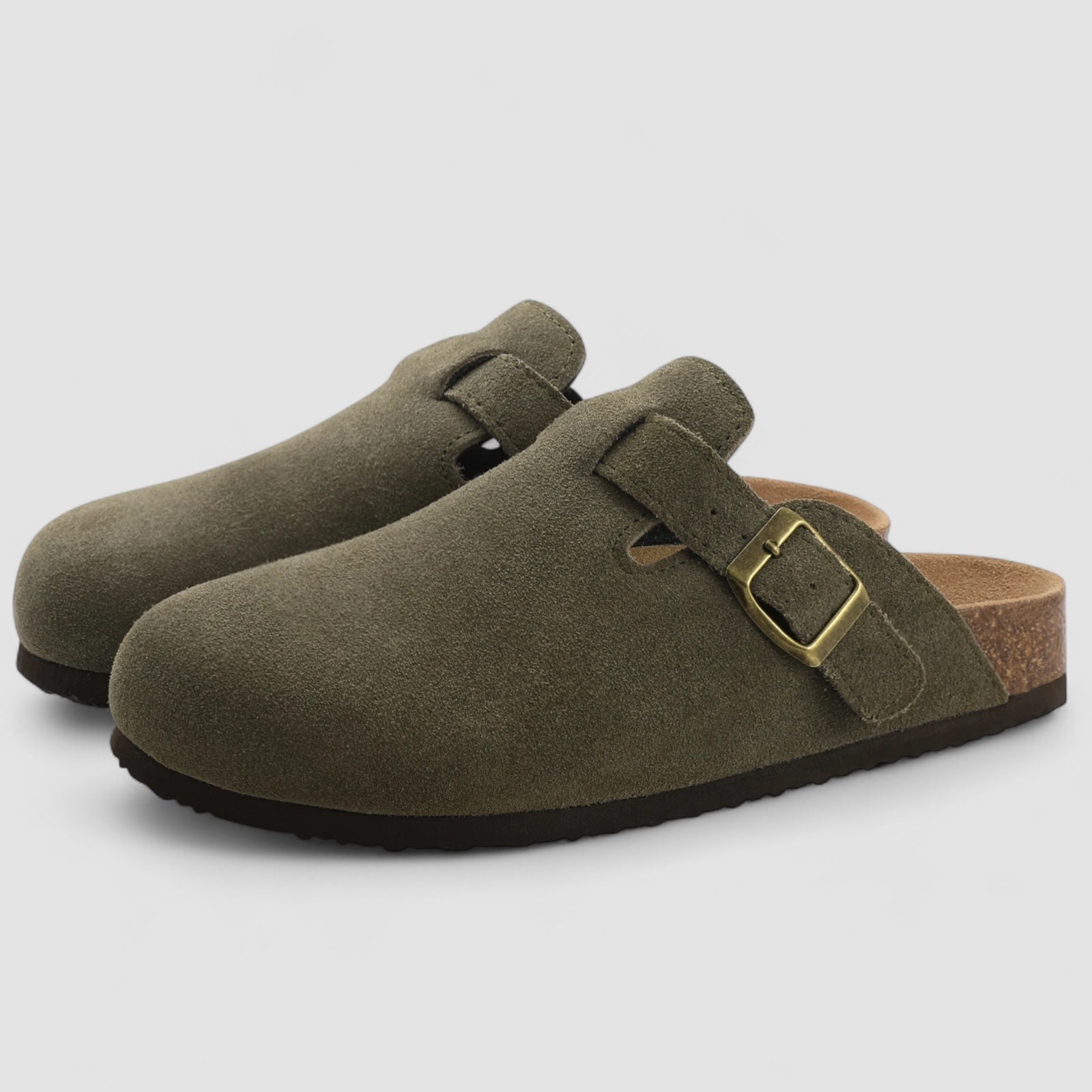 Noora™ | Livia – Bekväma slip-ins i mocka med ortopediskt stöd