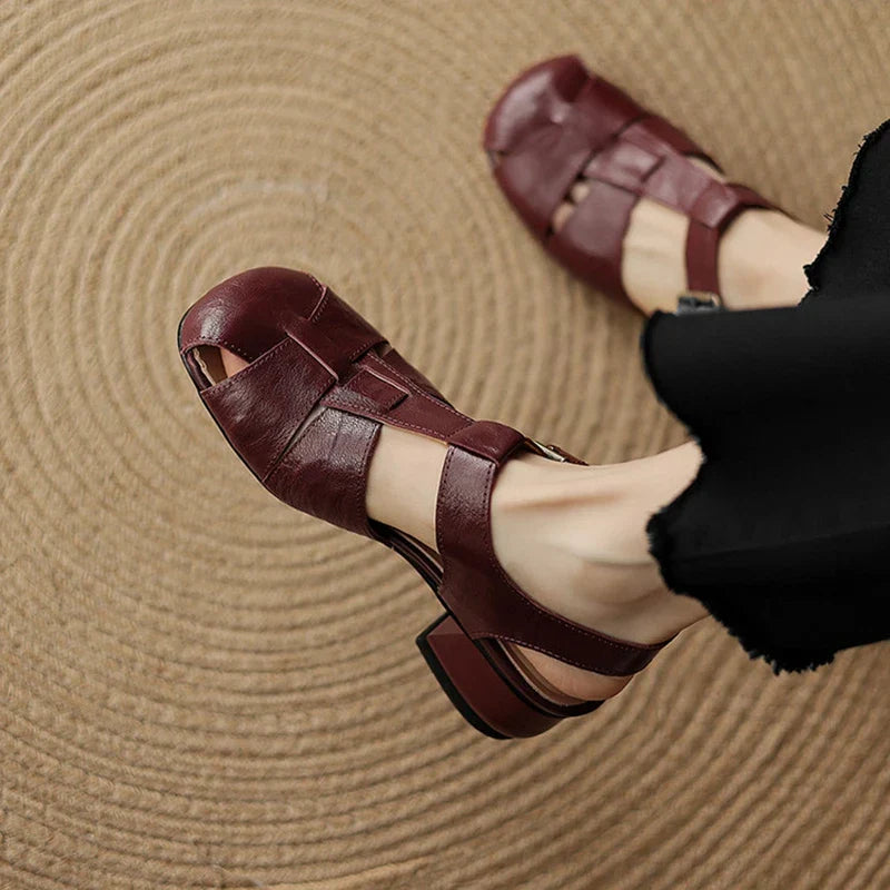 Noora ™| Coralia Chunky Heel Skor
