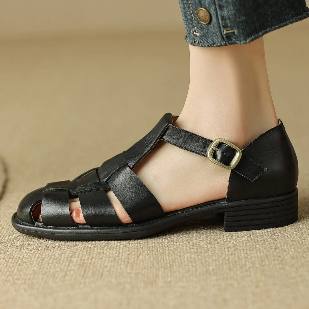 Noora ™| Marivelle T-Strap Flats