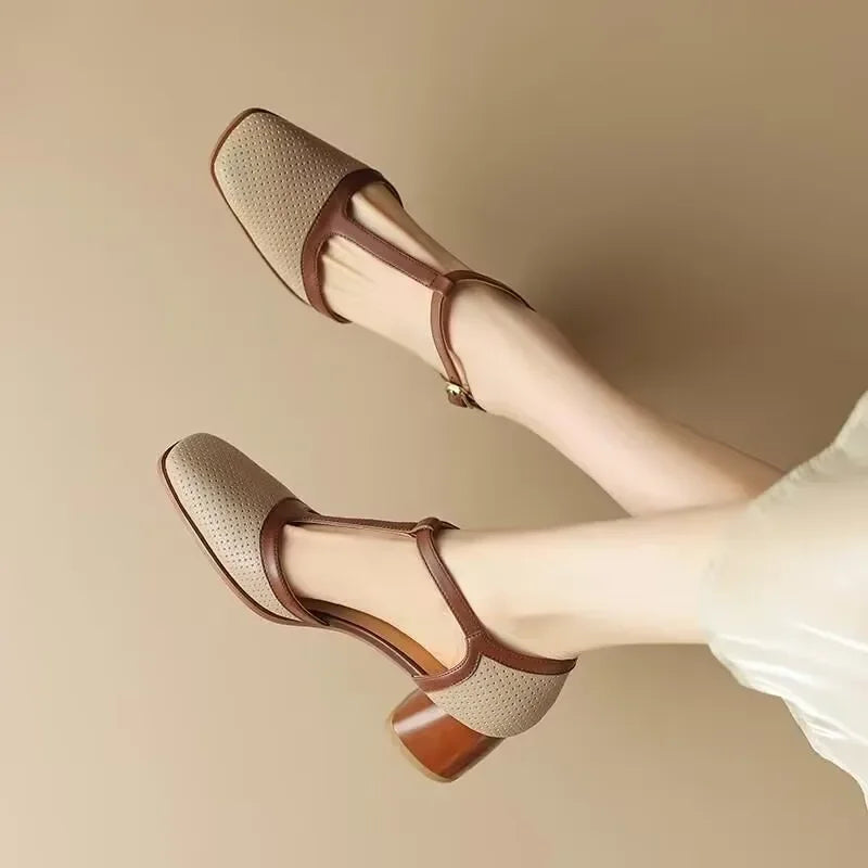 Noora ™| Isava Mid Heel Skor