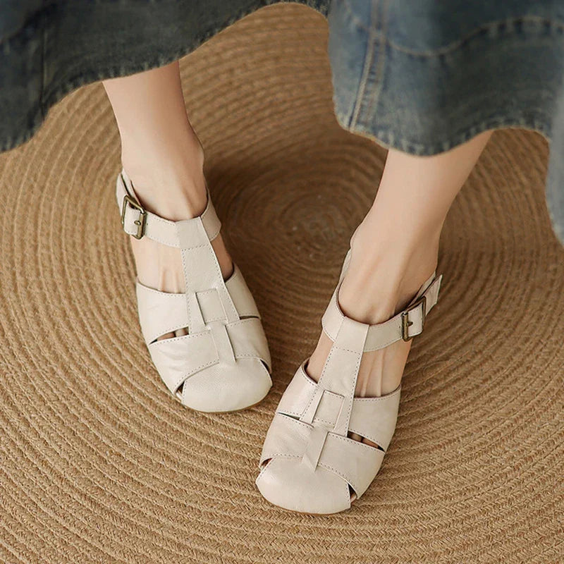 Noora ™| Coralia Chunky Heel Skor