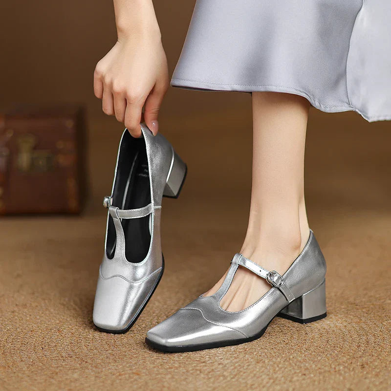 Noora ™| Kalvoria Leopard Mary Janes