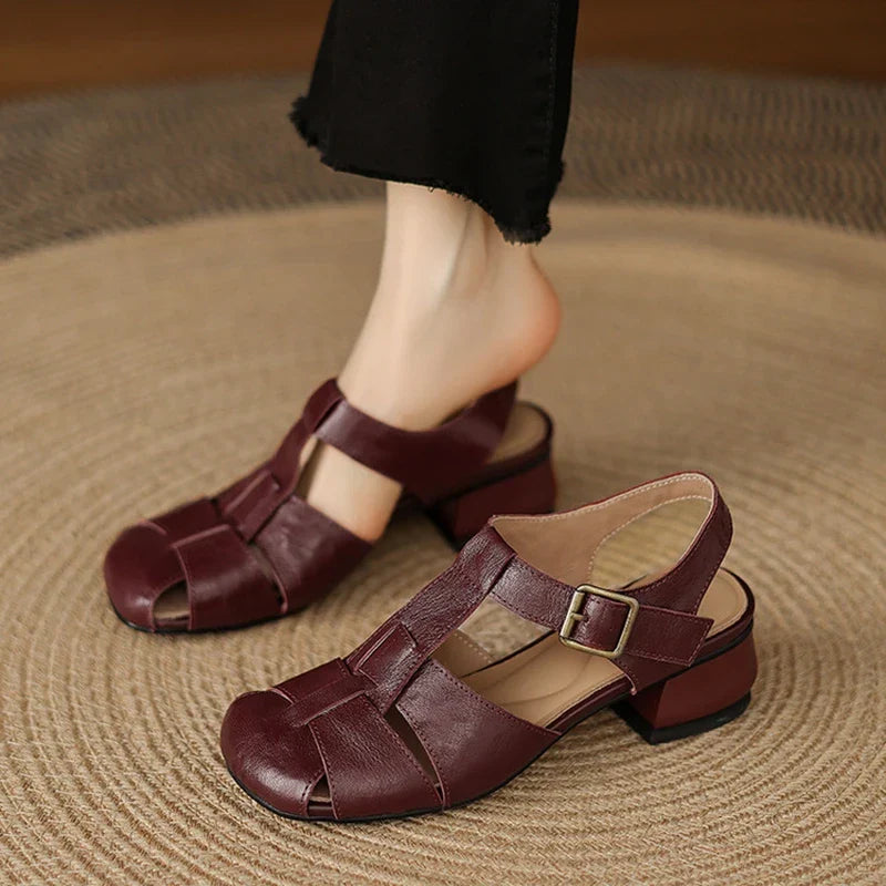 Noora ™| Coralia Chunky Heel Skor