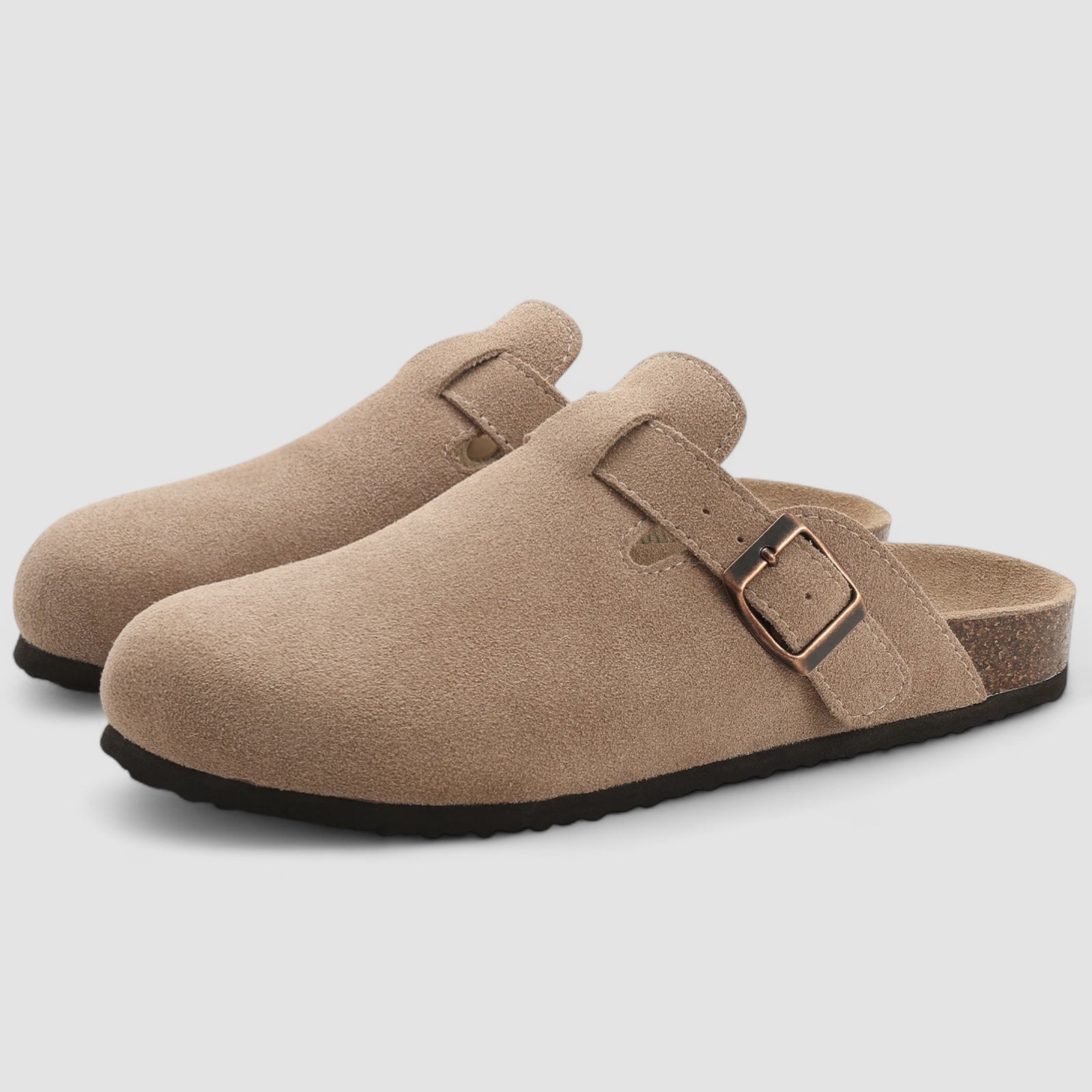 Noora™ | Livia – Bekväma slip-ins i mocka med ortopediskt stöd