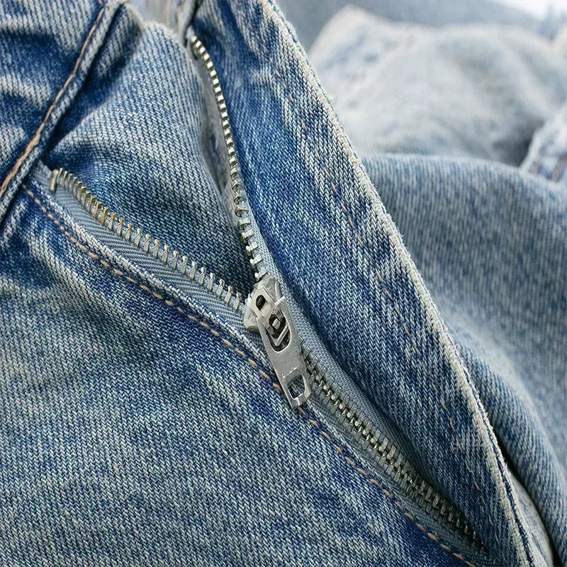 Noora™ | Jean Patchwork Zerstört