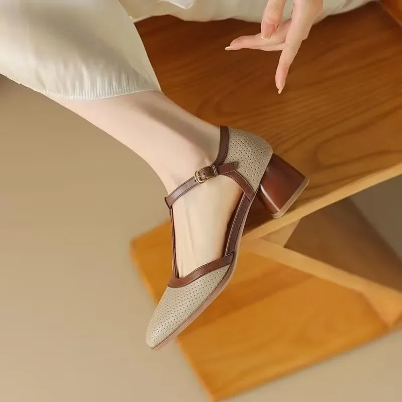 Noora ™| Isava Mid Heel Skor