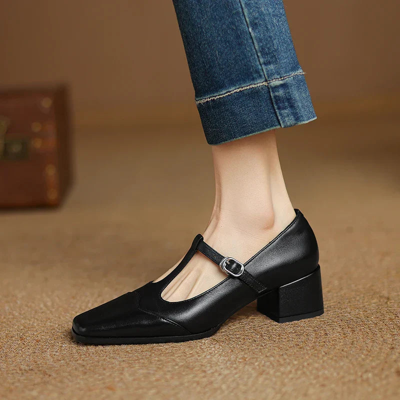 Noora ™| Kalvoria Leopard Mary Janes