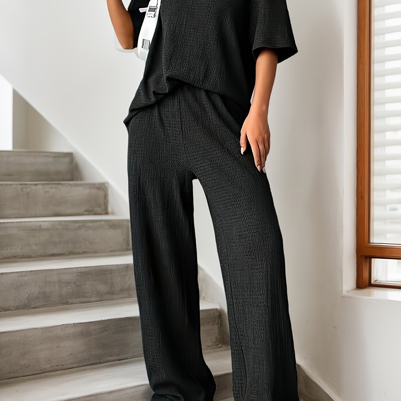 Noora™ | Agneta – Mjukt tvådelat set i strukturerad viskos