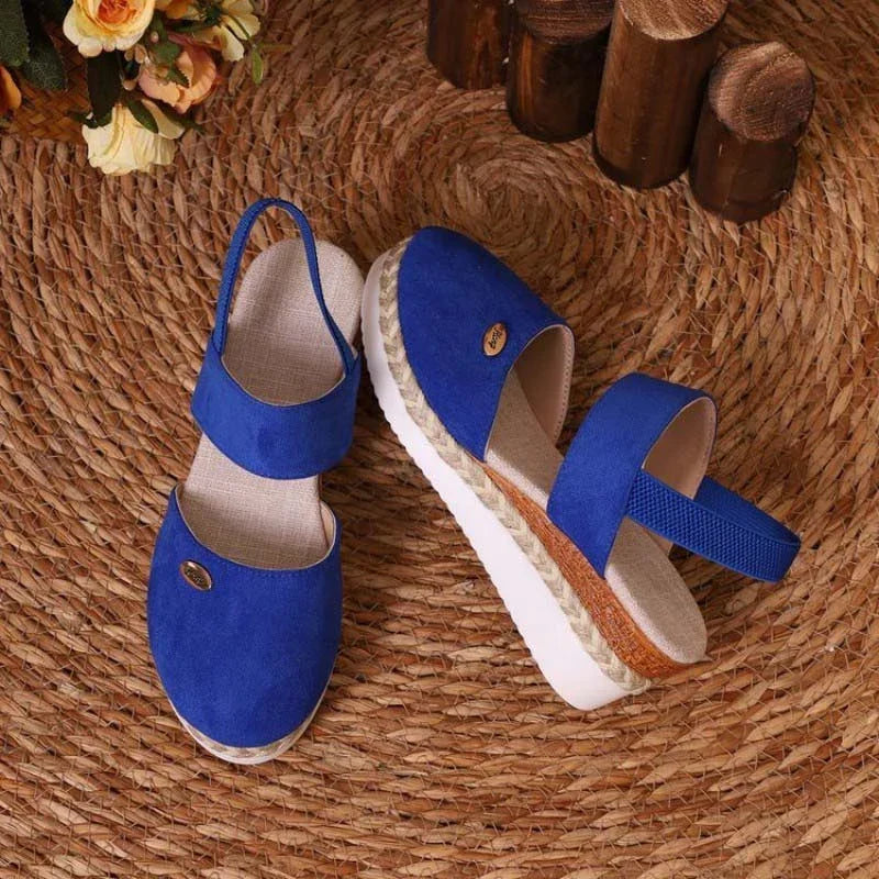 Noora™ | Antonia - Ortopediska Sandaler med Platå, Ventilerande och Avslappnade