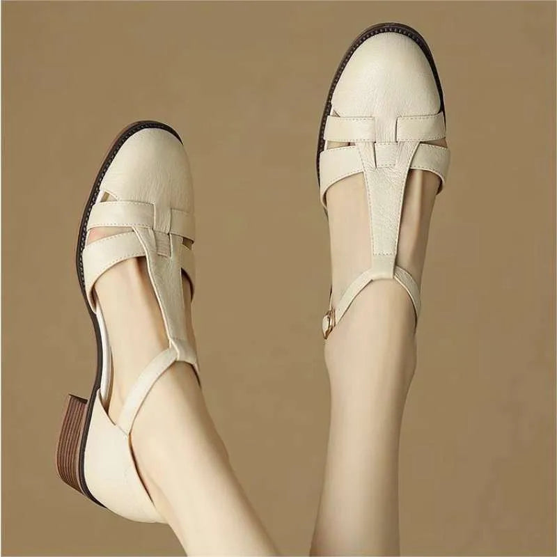 Noora ™| Sylviera T-Strap Flats