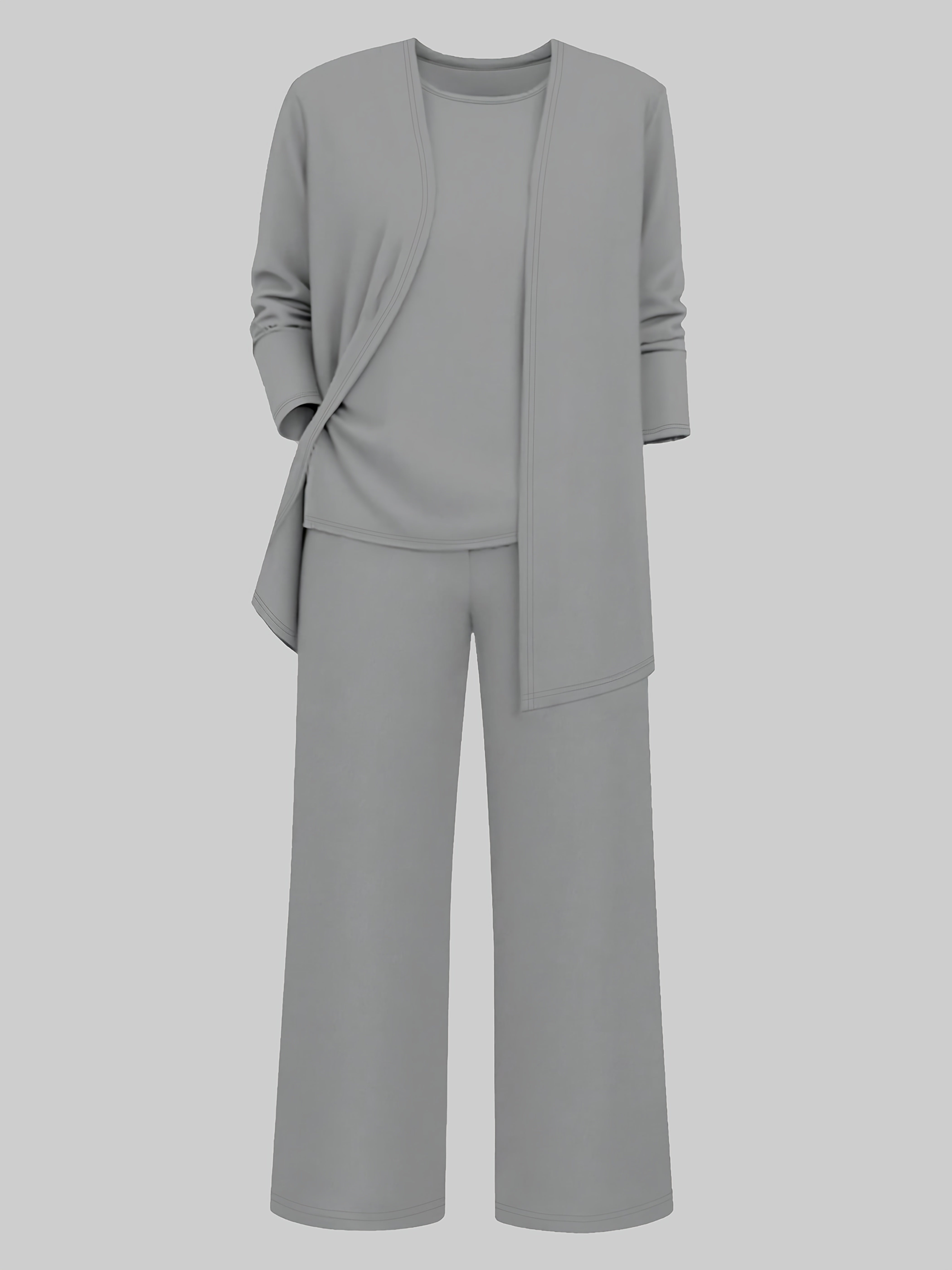 Noora™ | Agda – Mjukt set med dekorativa sömmar