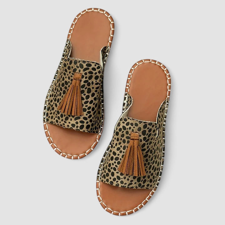Noora™ | Leena - Bekväma och Platta Ortopediska Sandaler