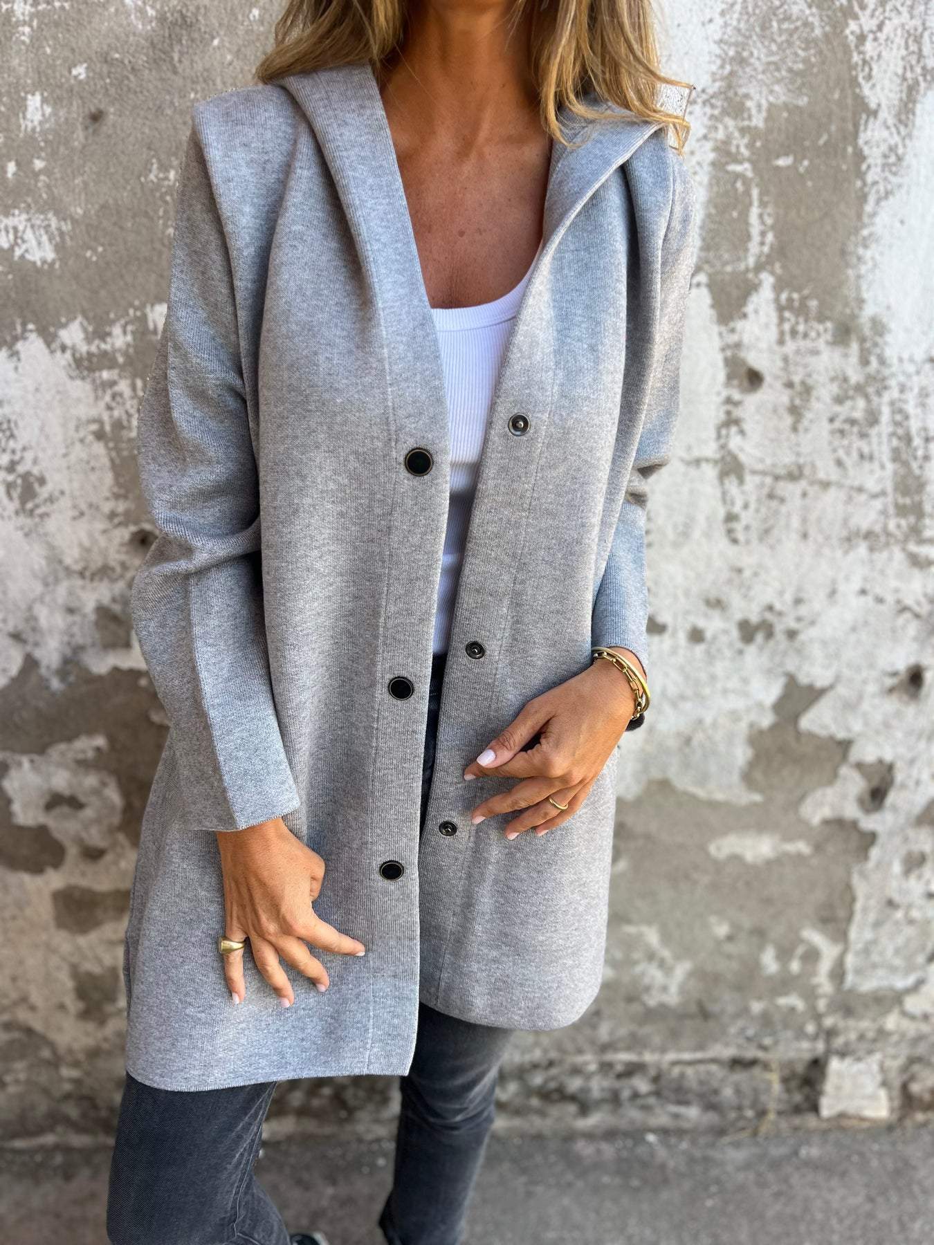 Elisa | Avslappnad enfärgad blazer