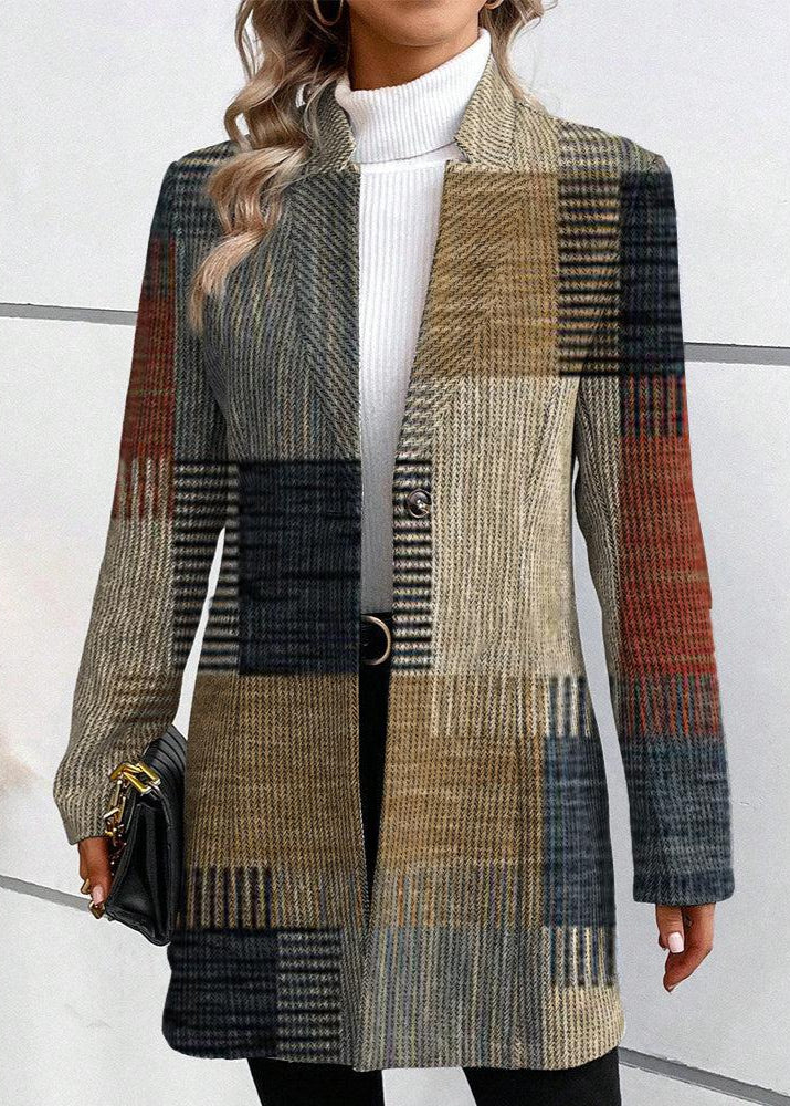 Lina⹠| Elegant Blazer Med Mönster