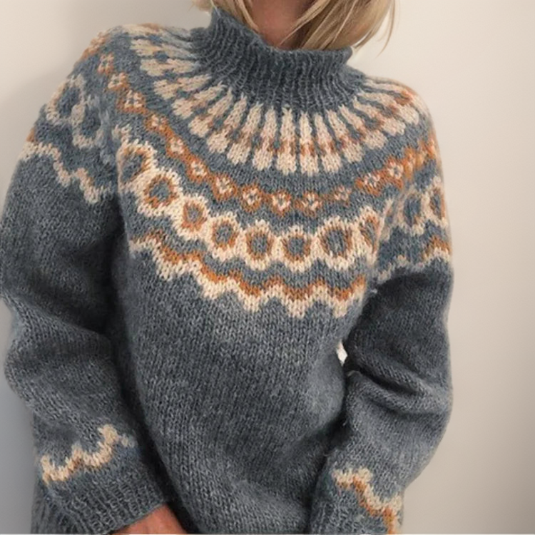 Noora™ | Olivia | Mysig Polotröja