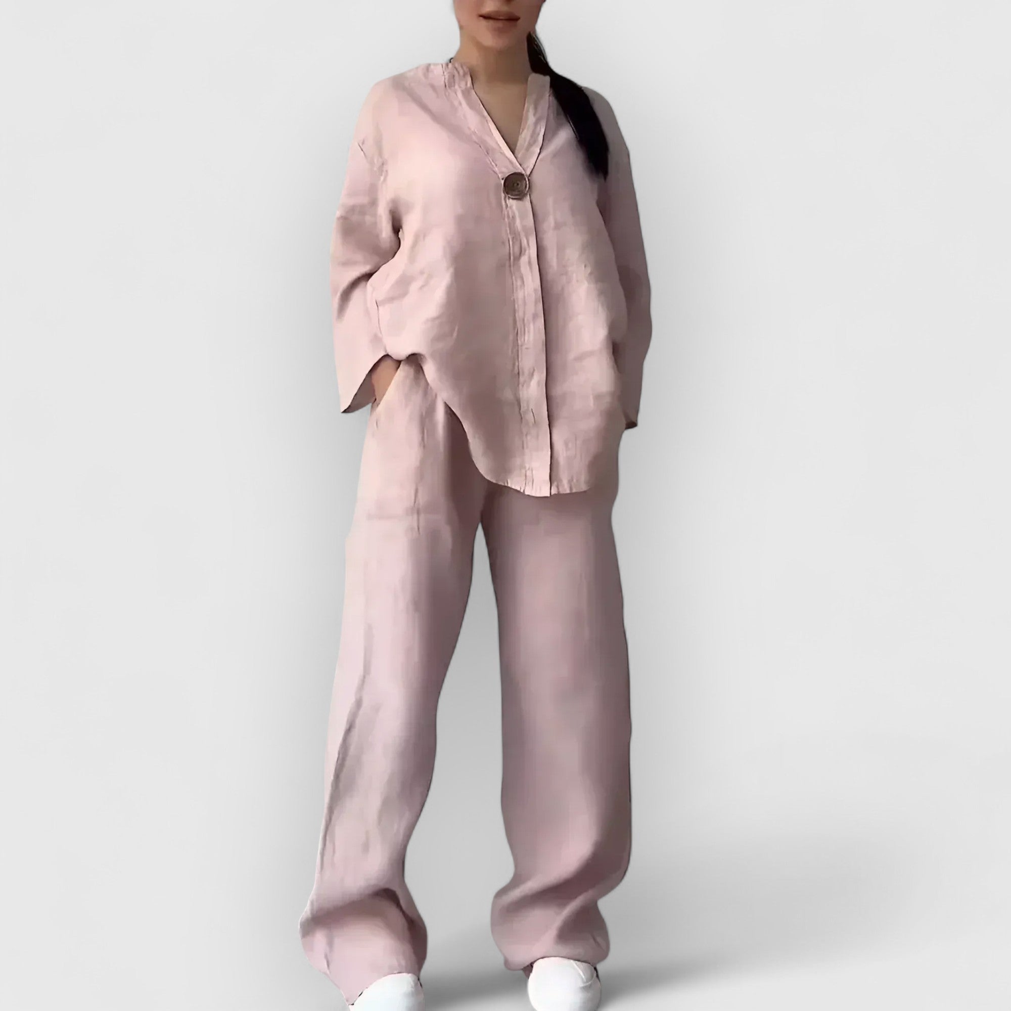 Noora™ | Margherita – Tvådelat linneset i avslappnad, elegant stil