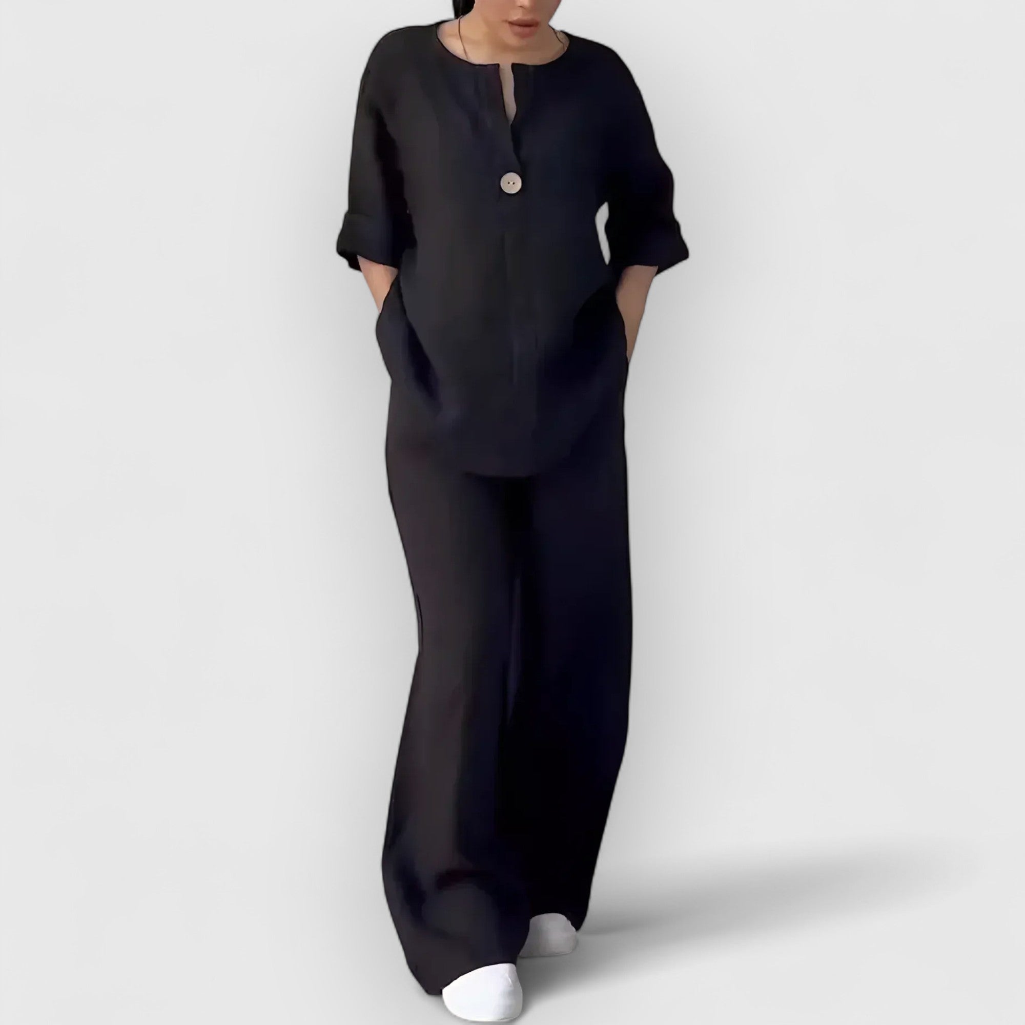 Noora™ | Margherita – Tvådelat linneset i avslappnad, elegant stil