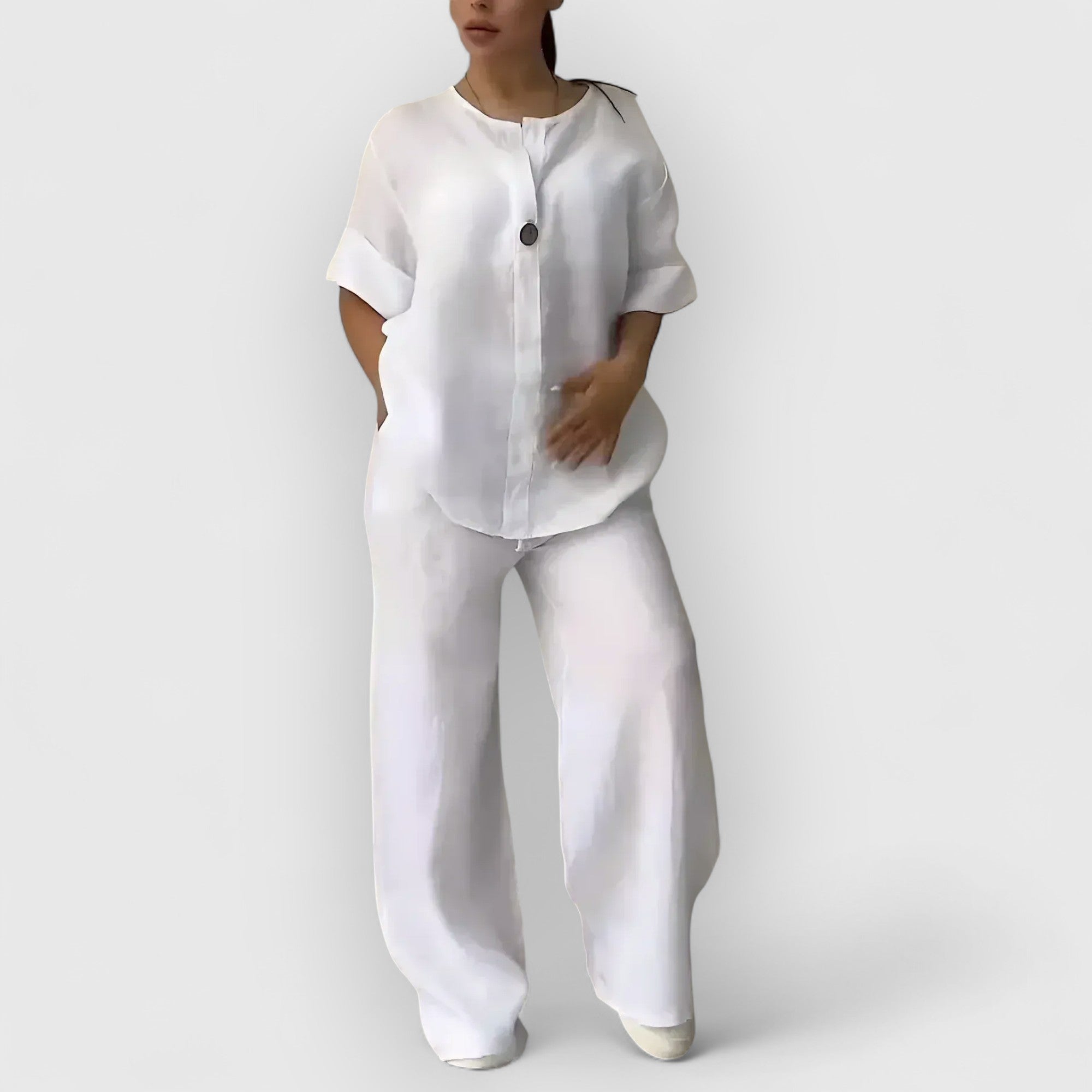 Noora™ | Margherita – Tvådelat linneset i avslappnad, elegant stil