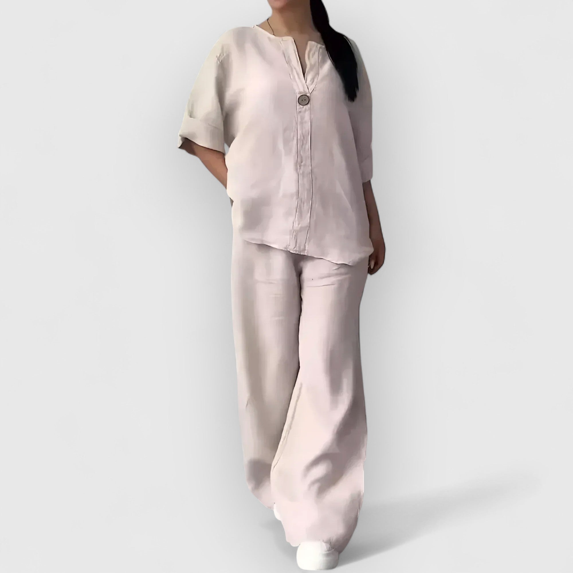 Noora™ | Margherita – Tvådelat linneset i avslappnad, elegant stil