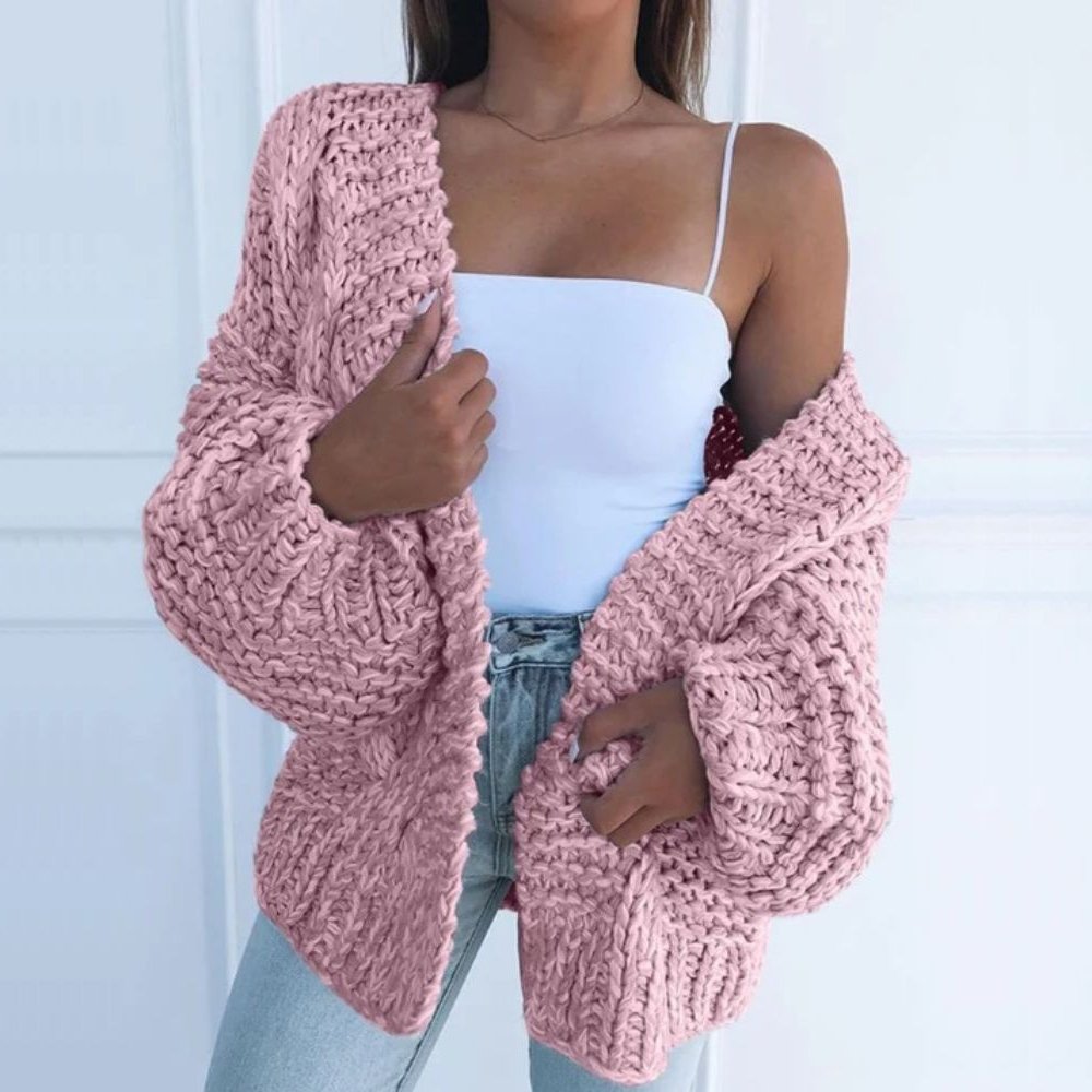 Noora™ | Hervina – Stickad kofta