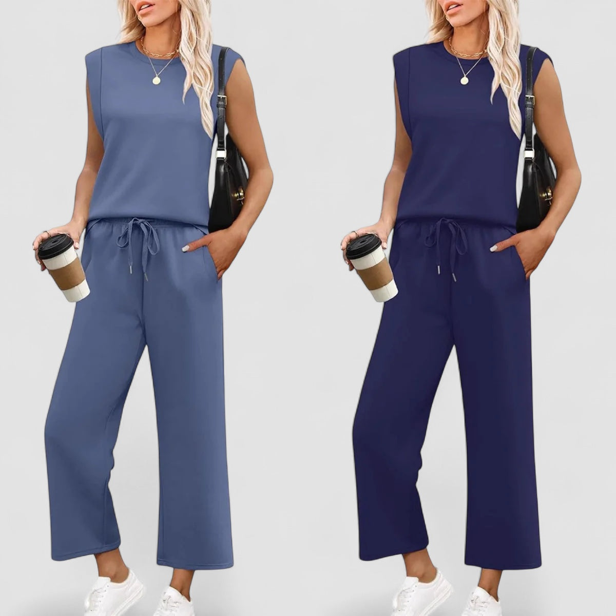 Noora™ | Ania - Tvådelat Damset – Mjukt, Elegant och Stilsäkert