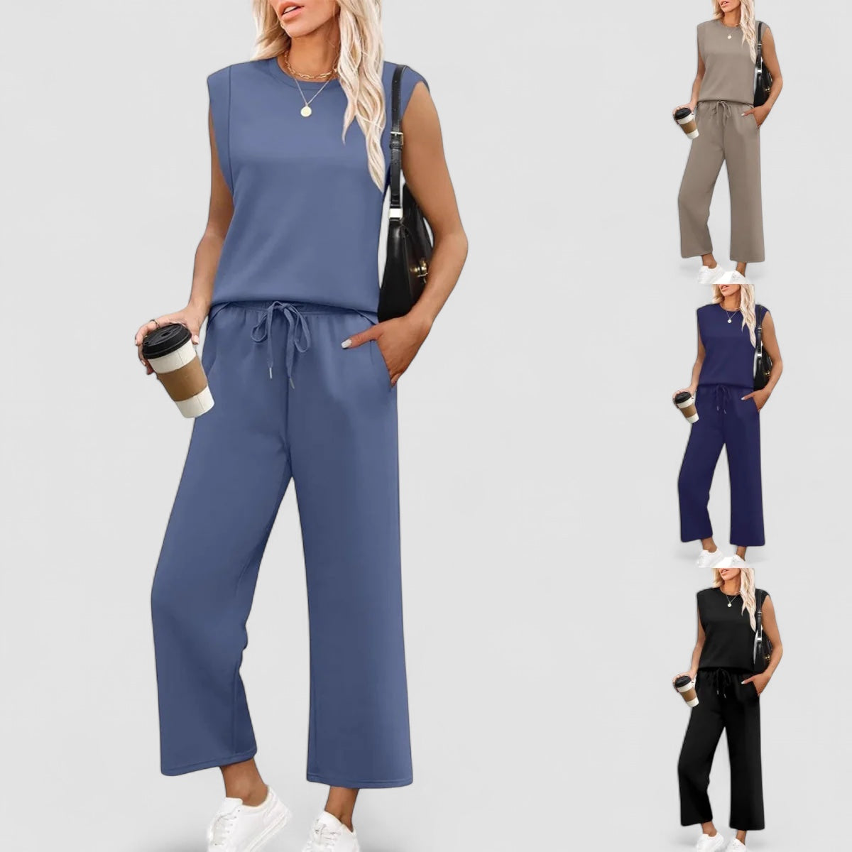 Noora™ | Ania - Tvådelat Damset – Mjukt, Elegant och Stilsäkert