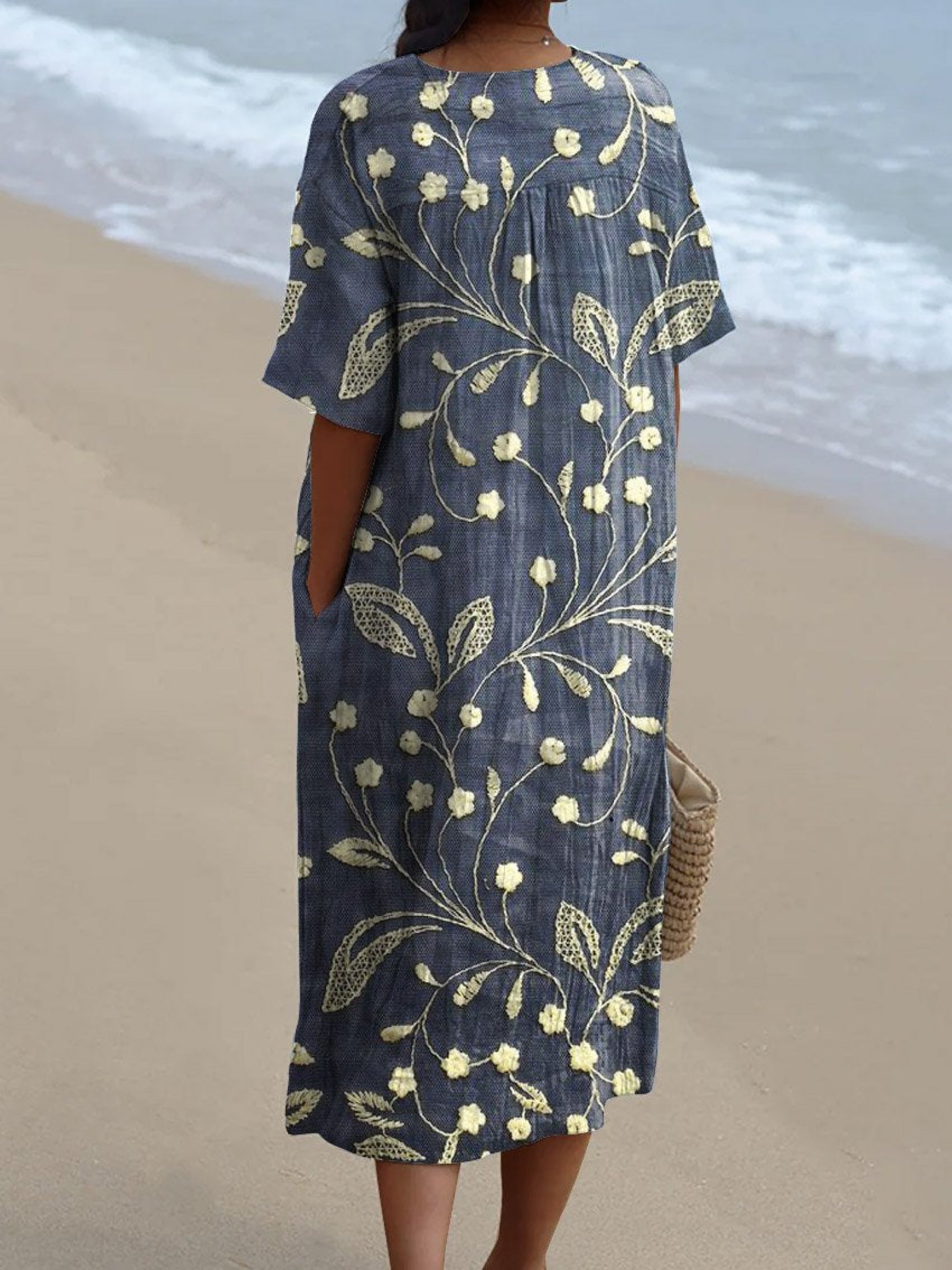 Lieke | Vintage blomsterklĂ€nning â BegrĂ€nsad upplaga