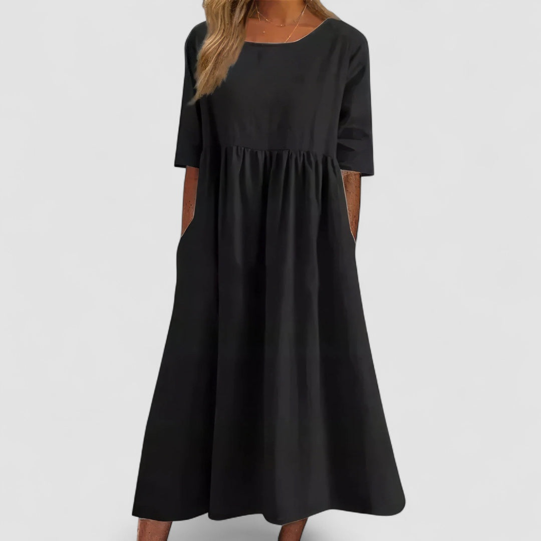 Noora™ | Pocketklänning i bomull