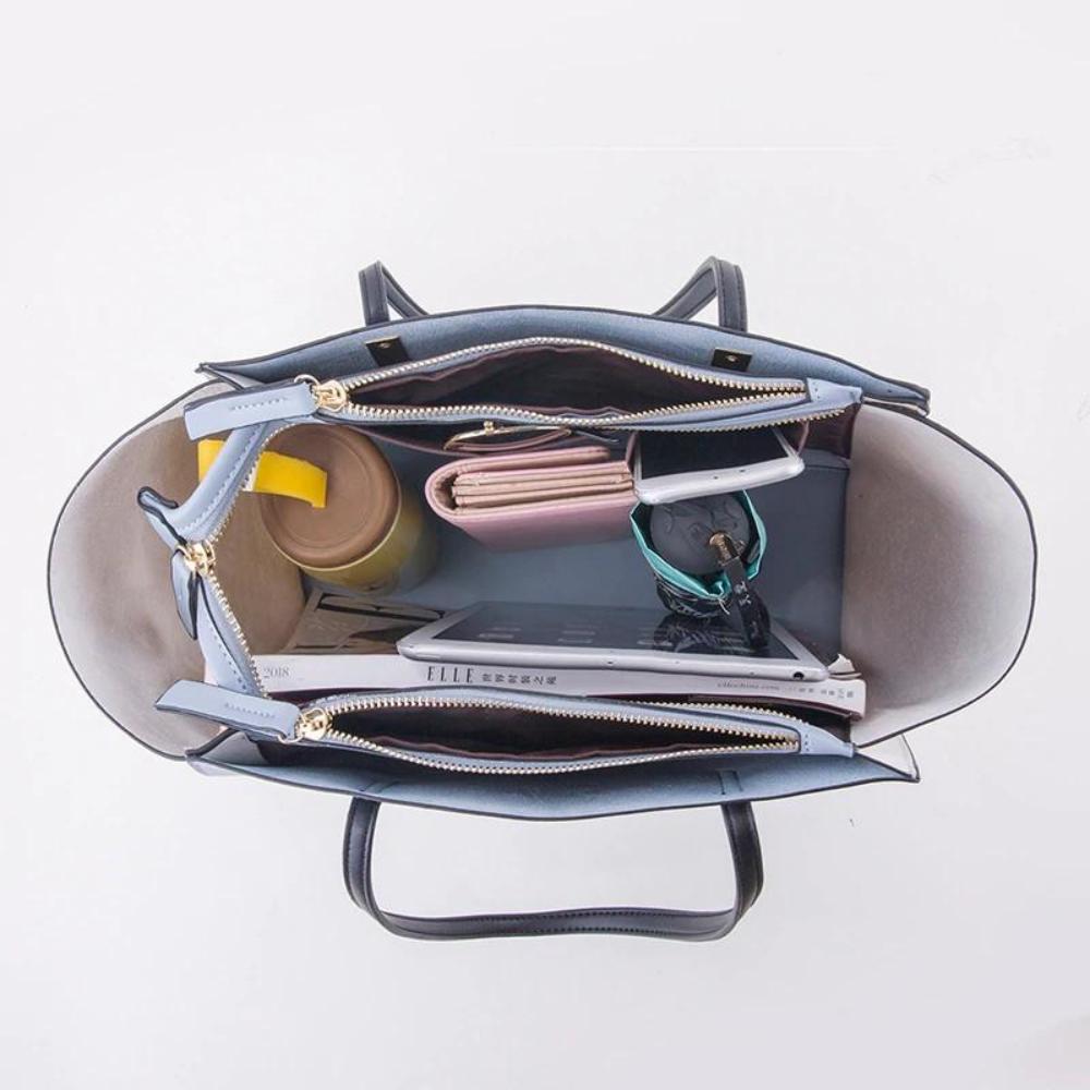 Ivy | Set med 4 eleganta lyx-shoppingväskor