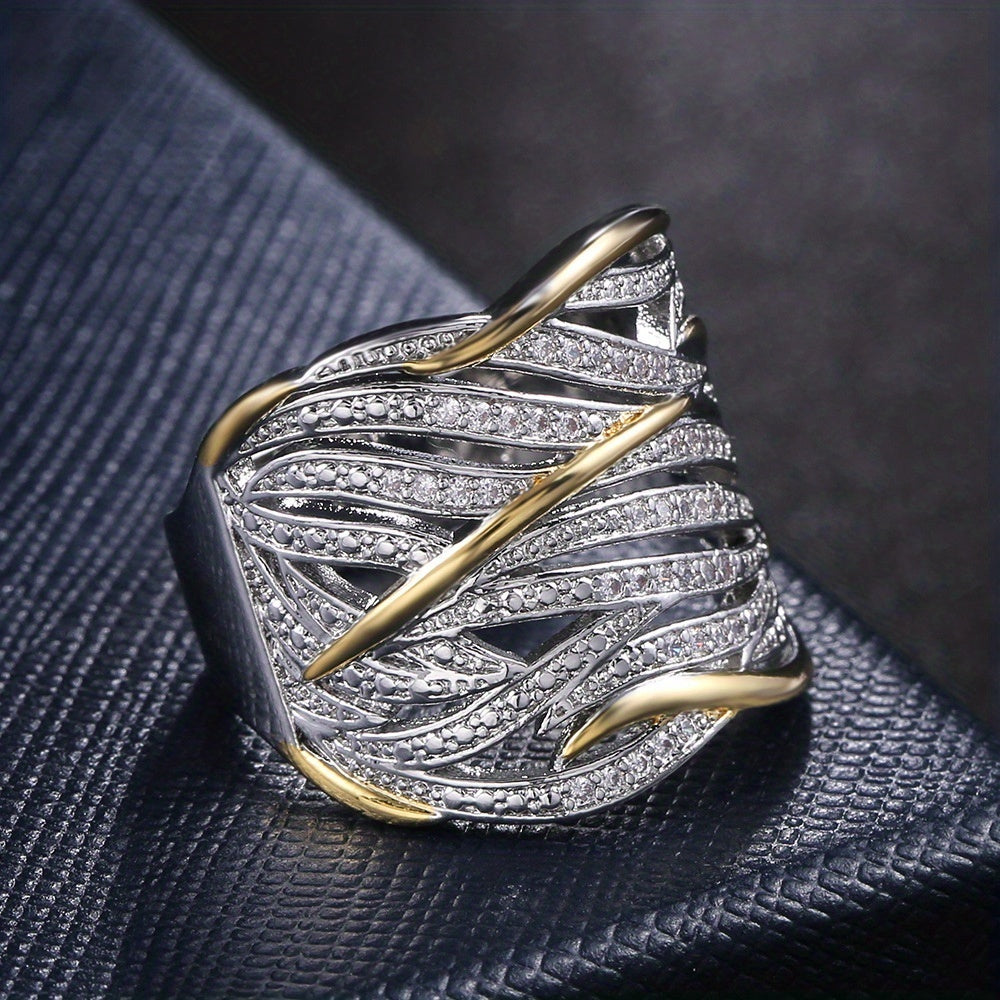 Chic Lagerad Twist Ring