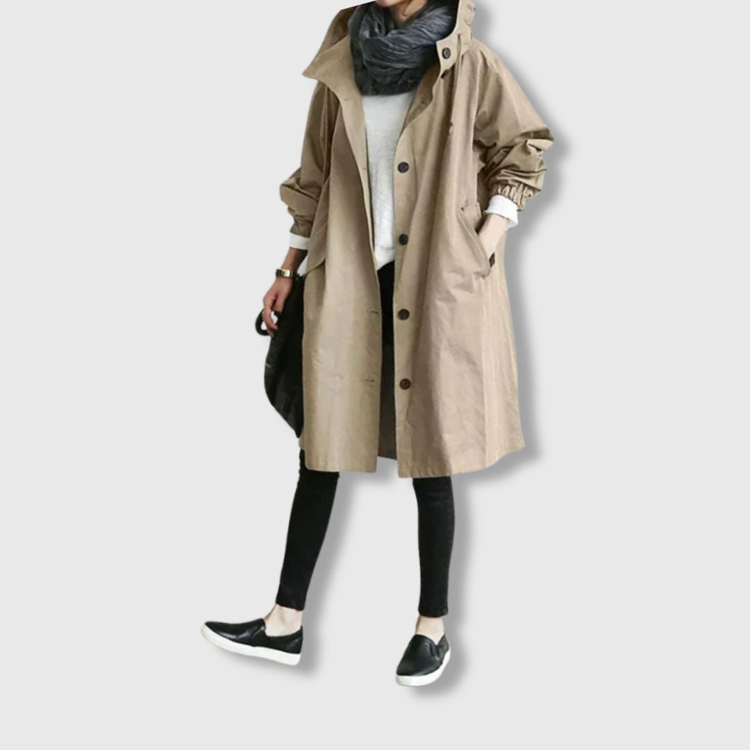 Noora™ | Asteri – Lång jacka med tidlös silhuett