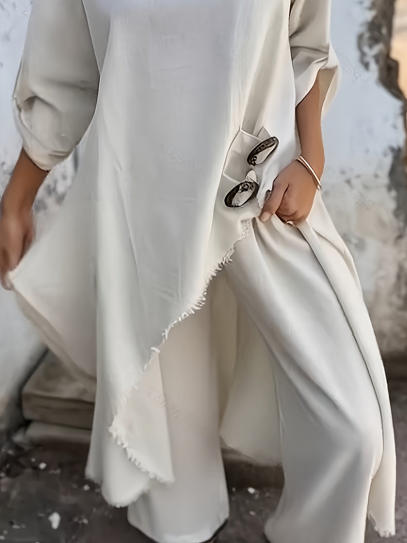 Noora™ | Alvinia – Rak klänning i mjuk viskosblandning