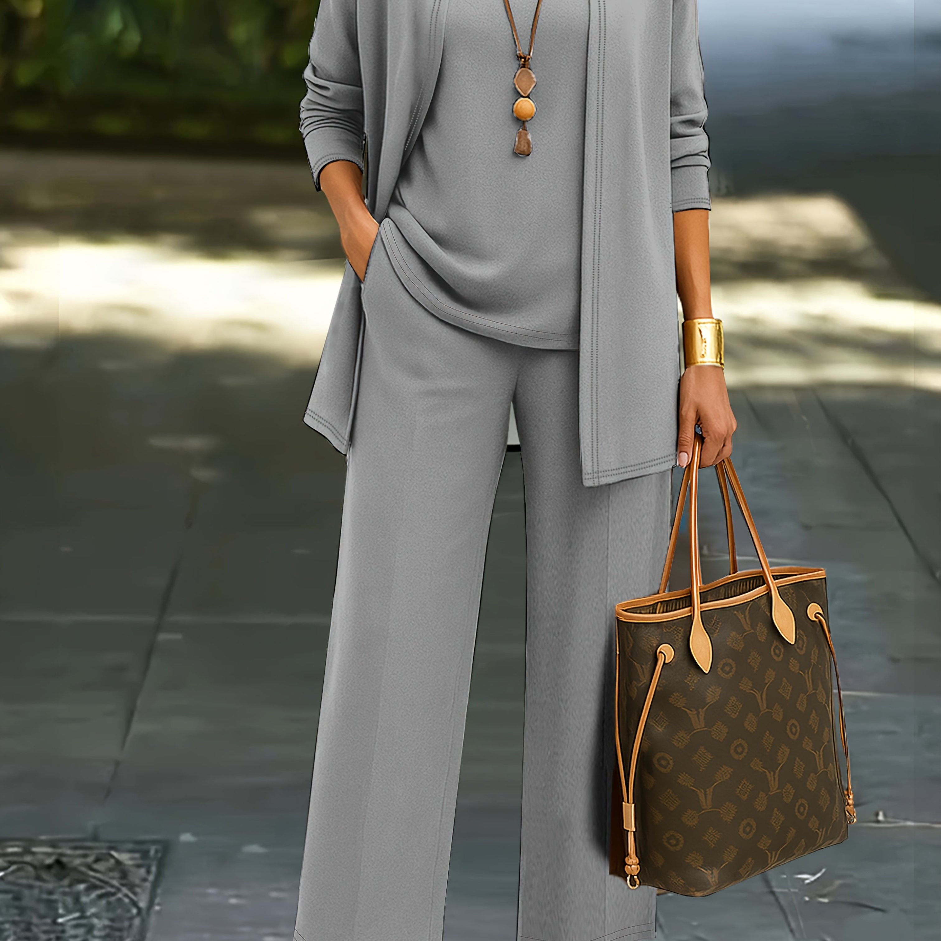 Noora™ | Agda – Mjukt set med dekorativa sömmar