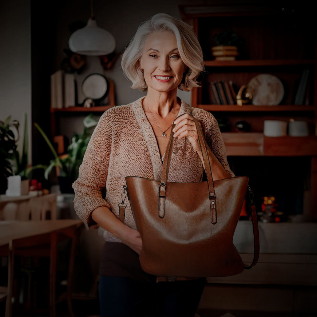 Nicole | Tidlös Vintage Axelväska