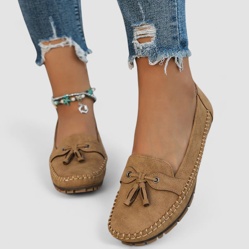 Noora™ | Ingrid - Ortopediska Vintage Loafers