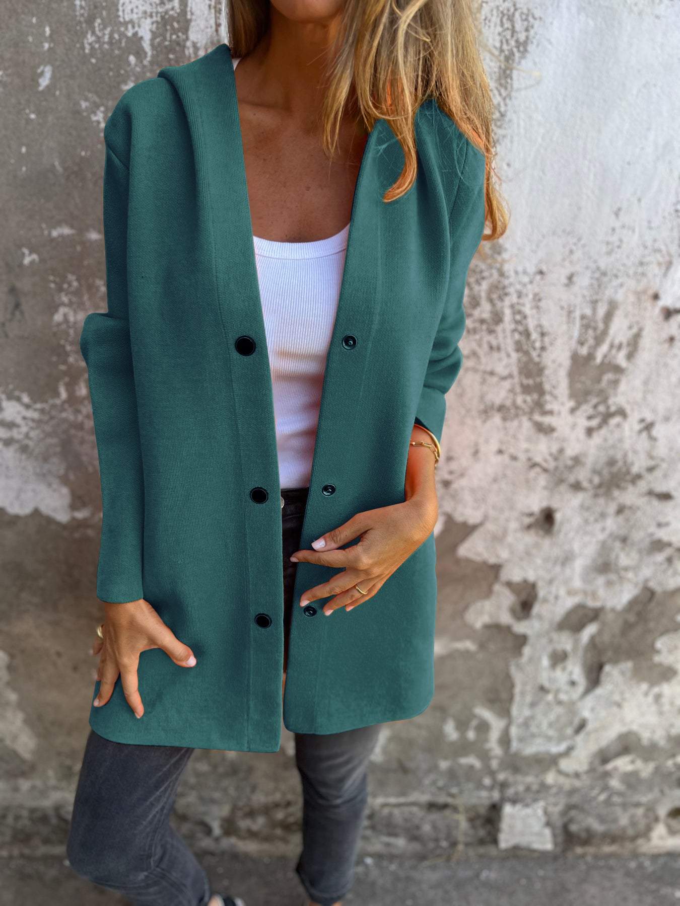 Elisa | Avslappnad enfärgad blazer